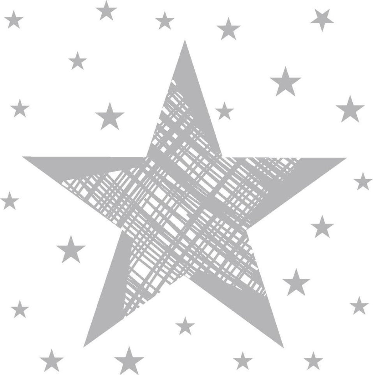 Duni Servetten Shining Star White