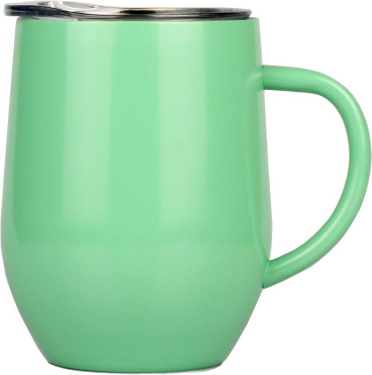 Drinkbekers | Thermosbeker | Beker | Koffiebeker to go | Dubbelwandig | RVS | Lichtgroen | Able & Borret