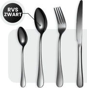 Hescom - 24-delige Bestekset van Roestvrij Staal - 6 personen - Bestek set met Vorken