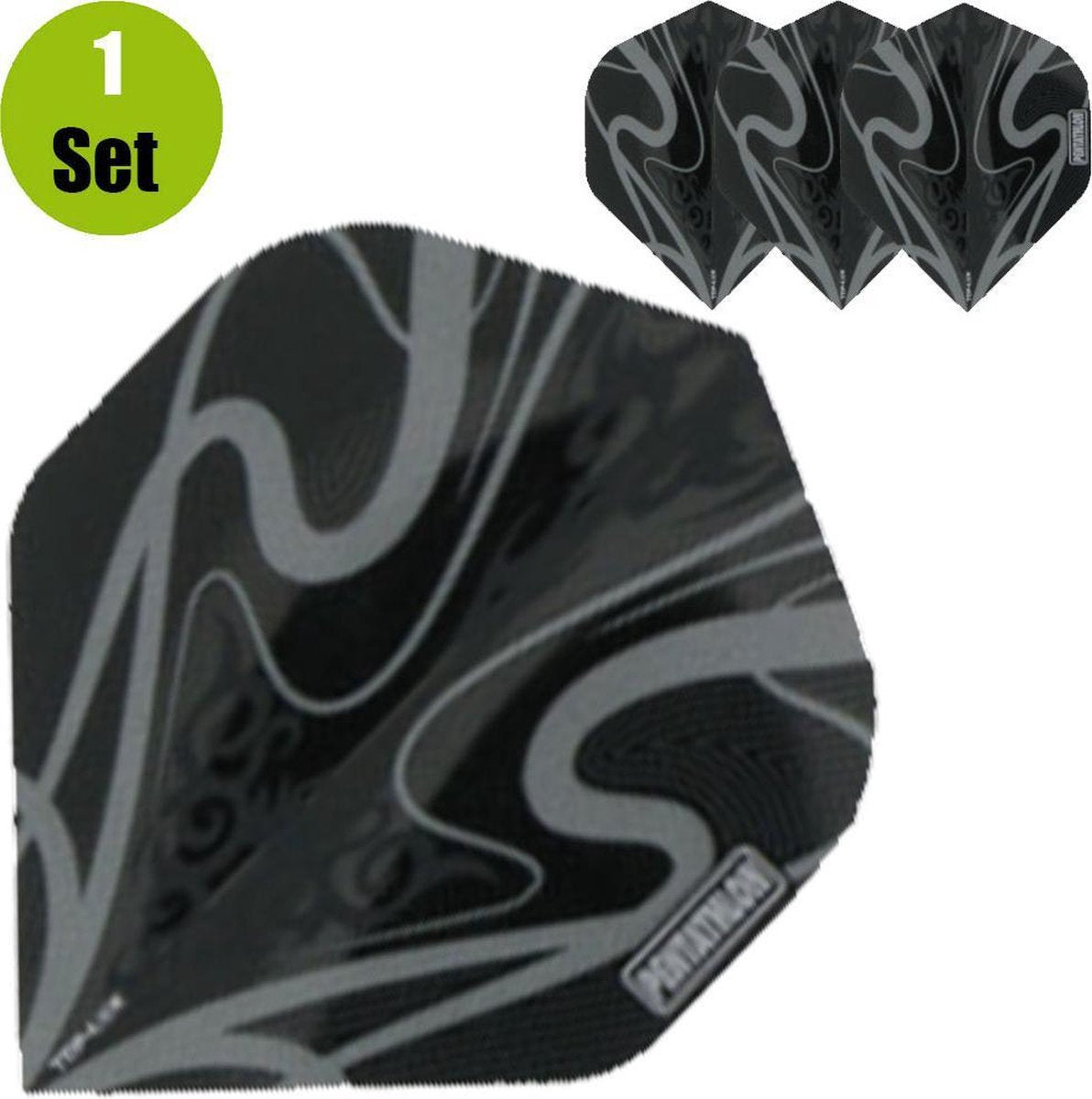 Pentathlon TDP Lux Dartflights - Grijs- ()