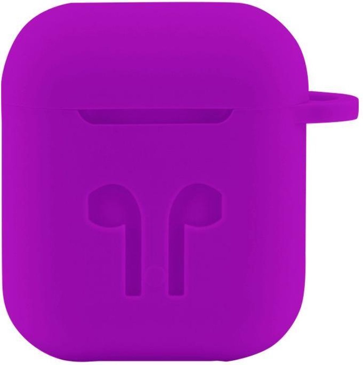 Case Cover Voor Apple Airpods - Siliconen Paars Watchbands-shop.nl