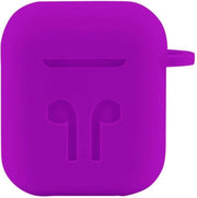 Case Cover Voor Apple Airpods - Siliconen Paars Watchbands-shop.nl