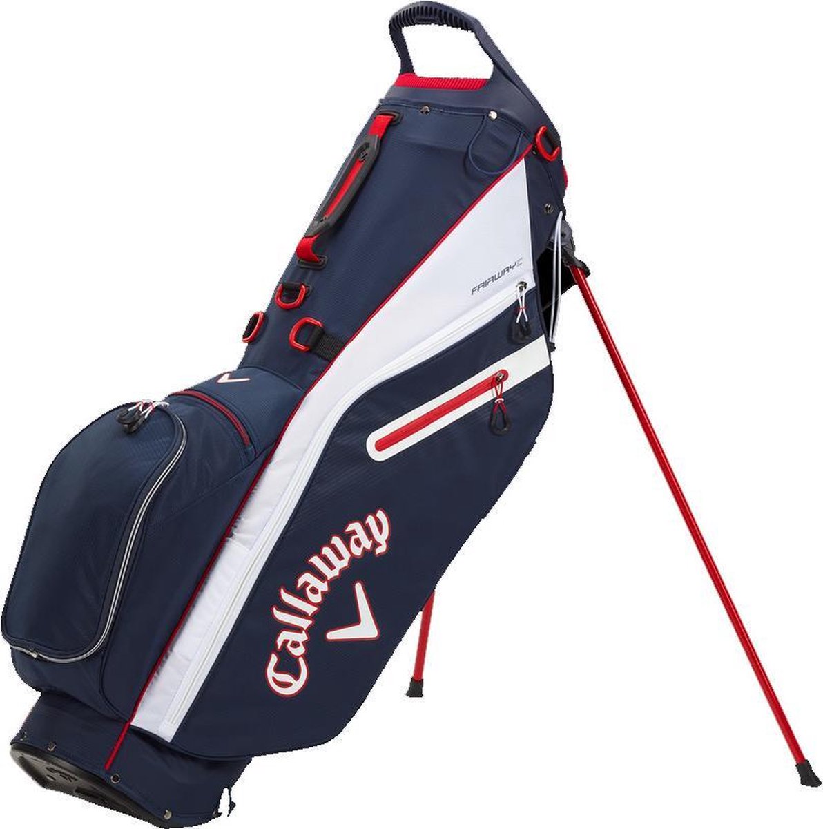 Callaway Fairway 14 Stand Bag Blauw Wit