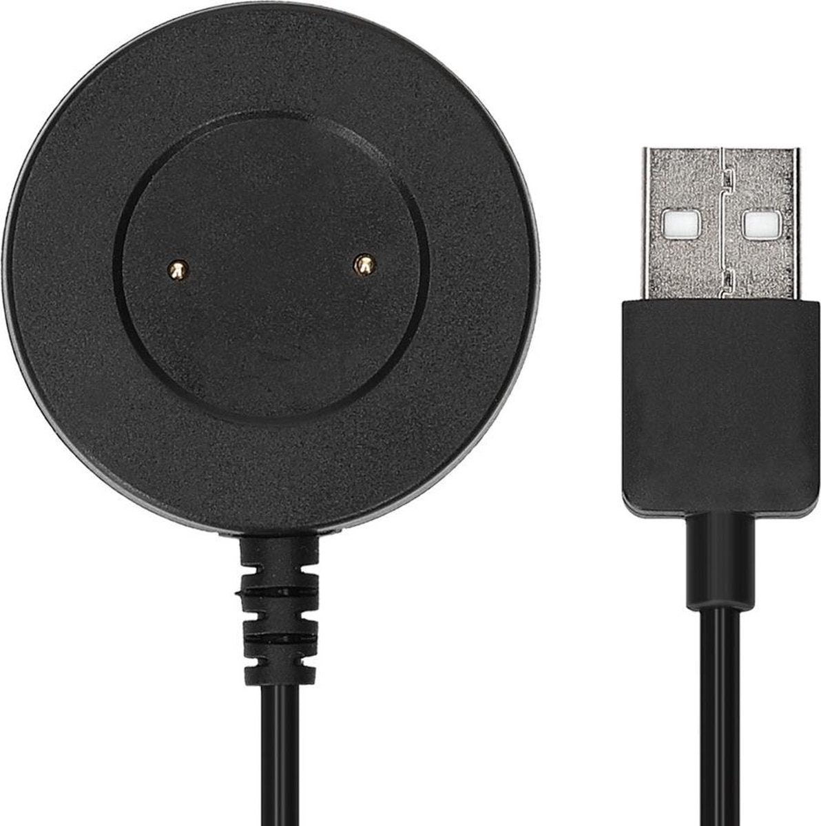 kwmobile USB-oplaadkabel voor Honor Watch GT / Magic Watch / Watch GT 2e - kabel voor fitnesstracker - zwart