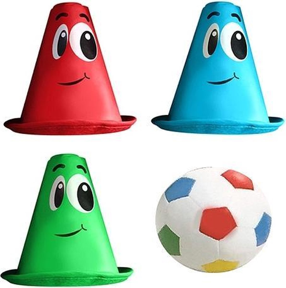 Stamp Voetbalset Foam 4-delig