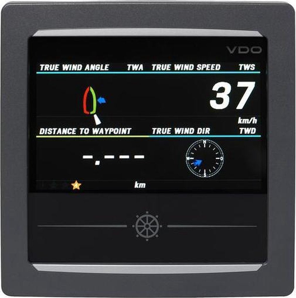 VDO AcquaLink zwart multifunction Display 4.3"