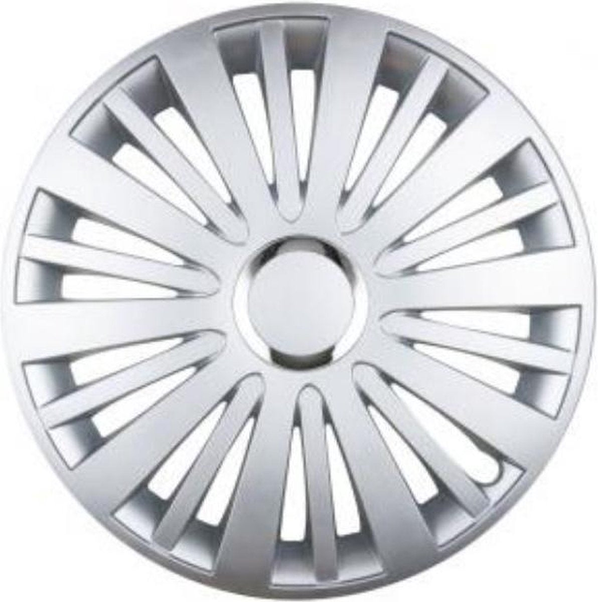Wieldoppen Set Universeel 14 Inch Velgen 4 Stuks Falcon 14 Zilver