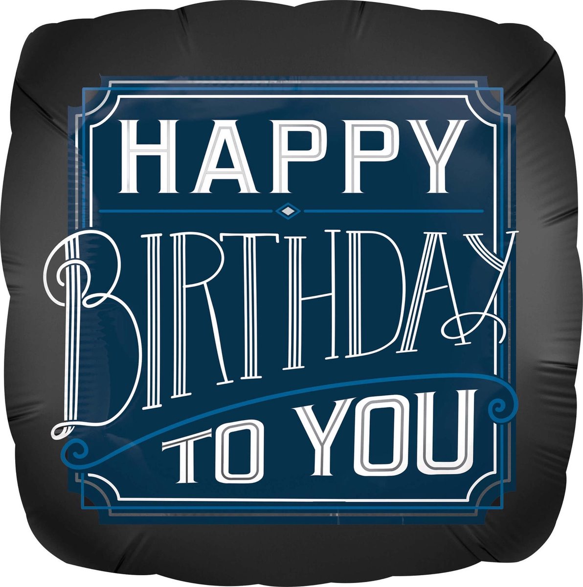AMSCAN - Aluminium Happy birthday to you ballon - Decoratie > Luftballons