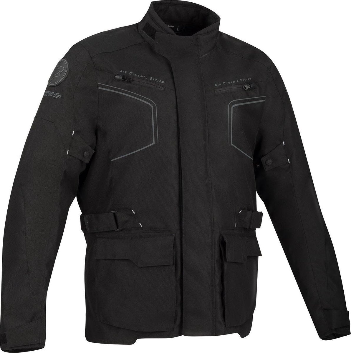 Bering Winnipeg Black Textile Motorcycle Jacket M