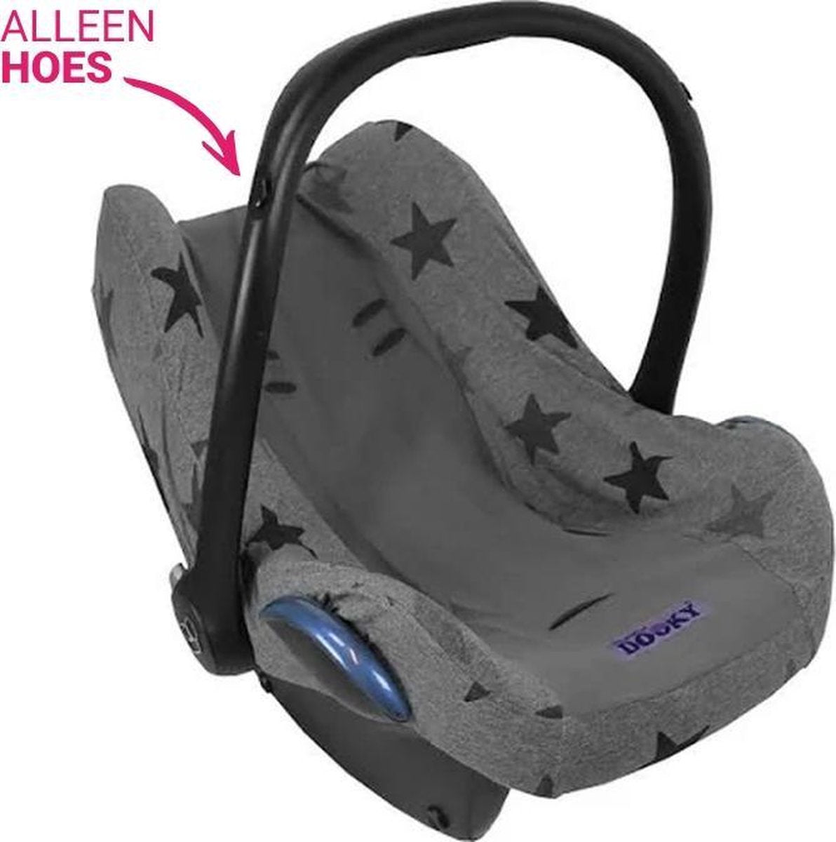 Dooky - Universele baby autostoelhoes voor oa Maxi Cosi - Ster/Grijs