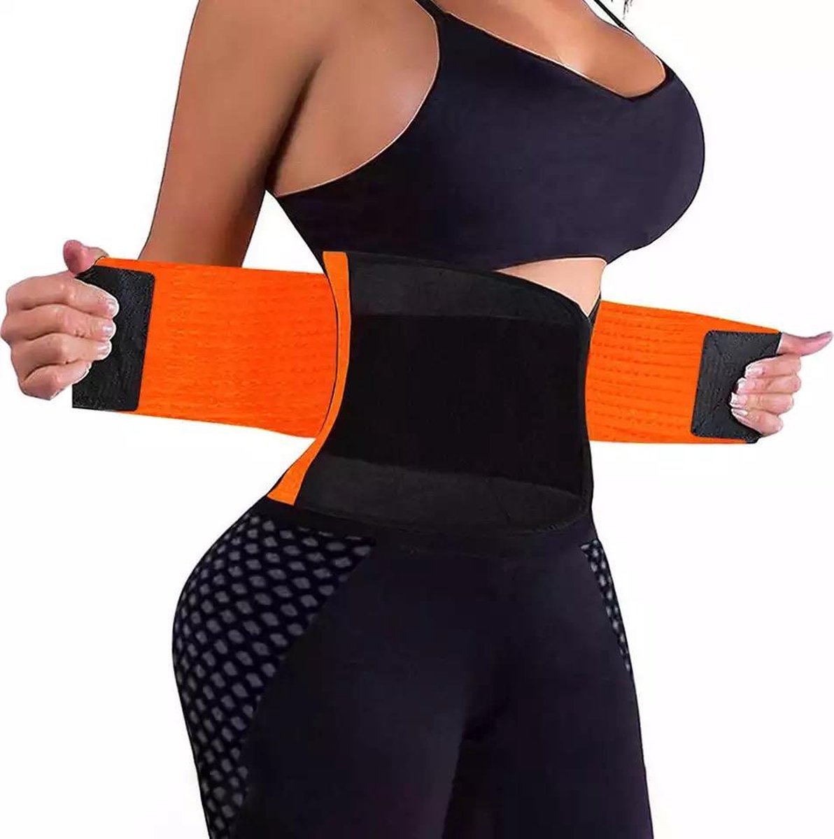 Elastische Rug Gordel - Rugpijn - Taille steunband - Rugband - Rugsteun - Orthopedisch Toermalijn Infrarood Massage Zelfwarmend  Maat M/L