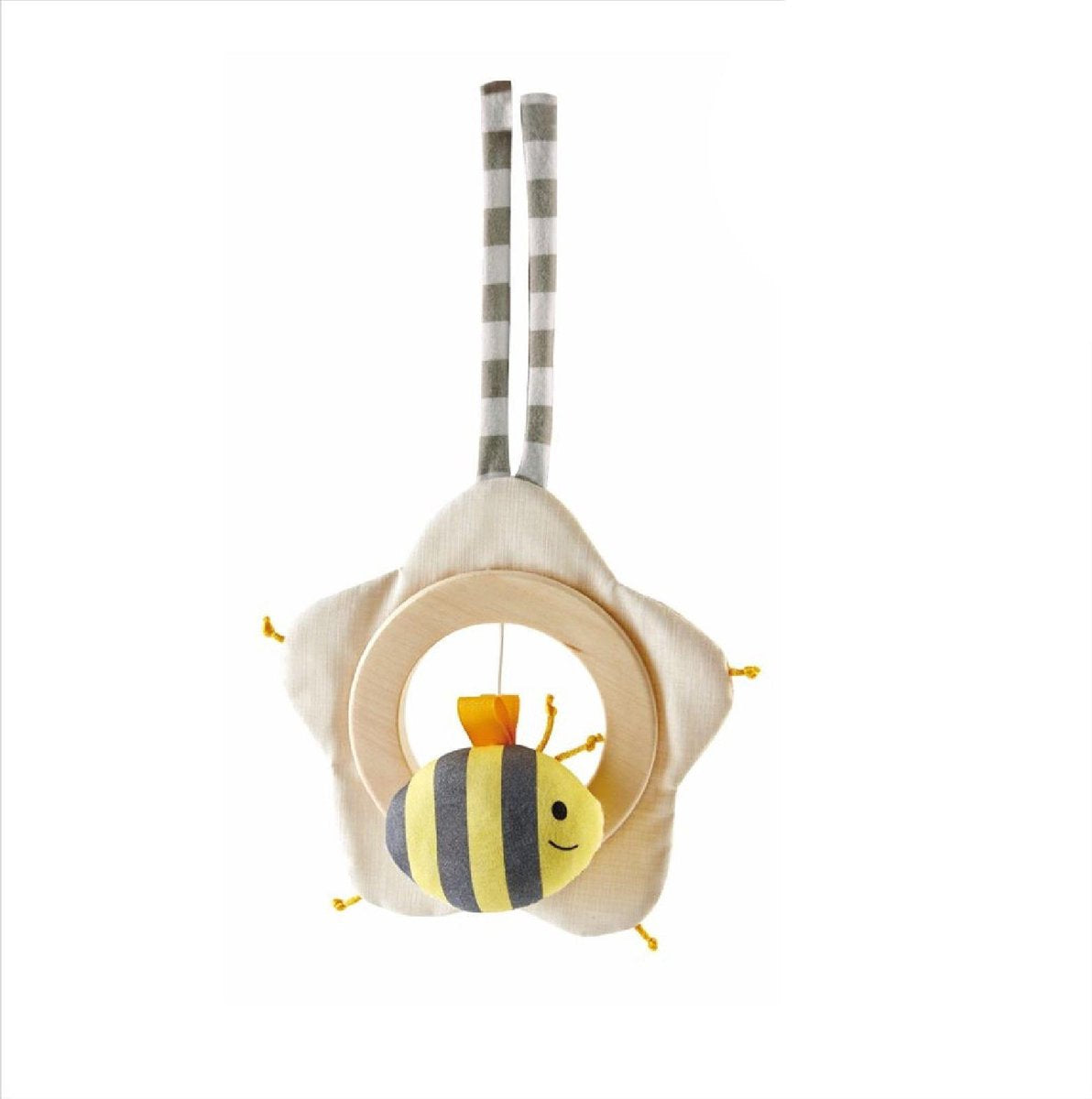 Hape - music box - bee - in flower - muziekdoosje