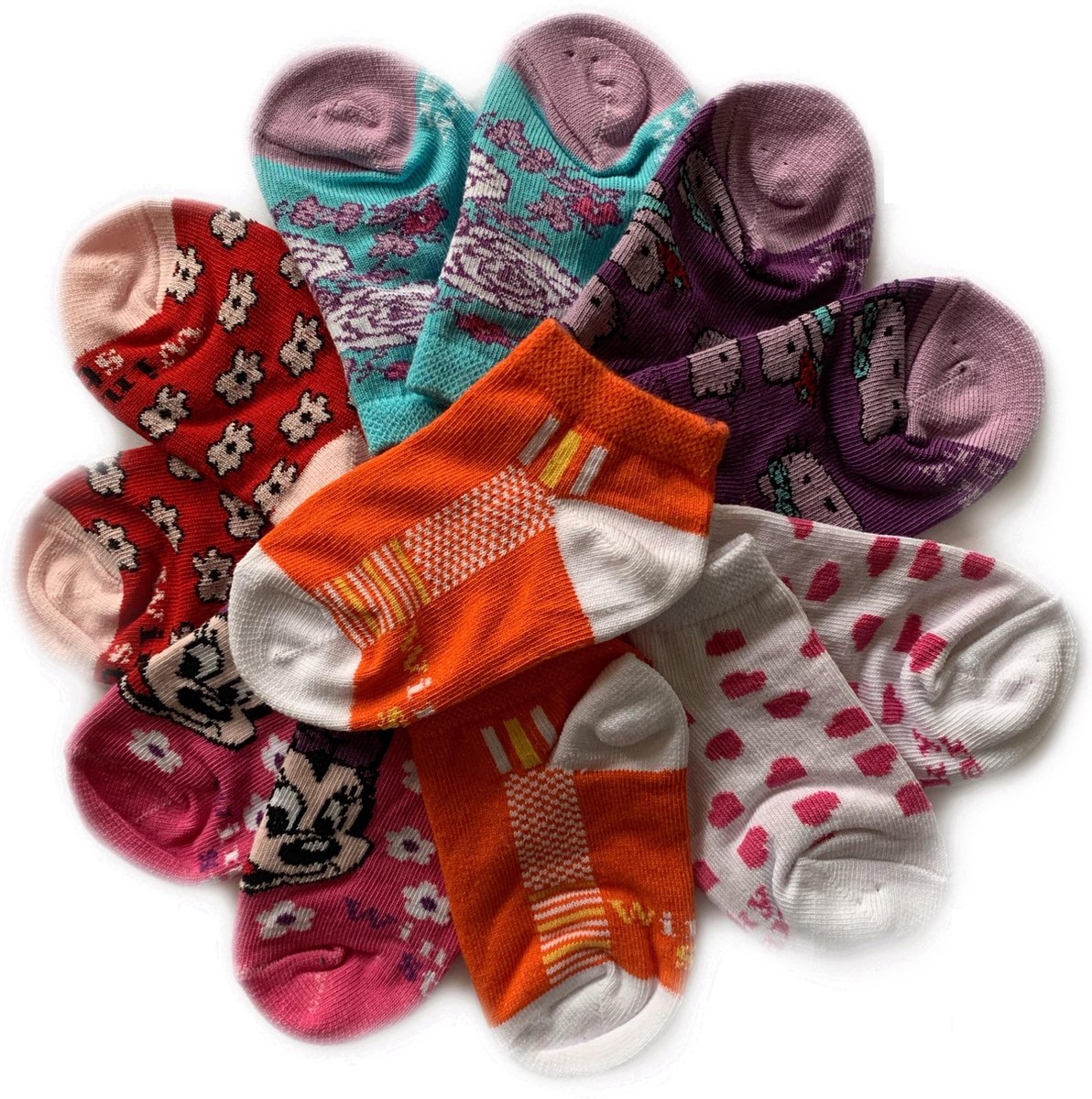 Embrator Multipack Meisjes Sneakersokken - 25-28