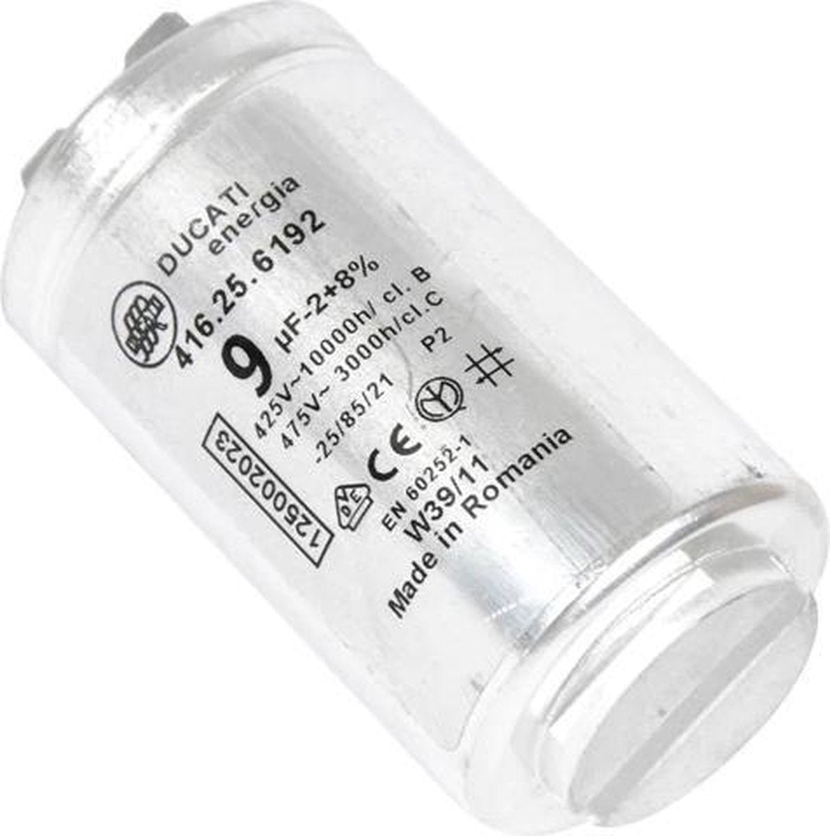 Condensator 9UF 9 uf aanloopcondensator wasdroger droger Aeg Electrolux