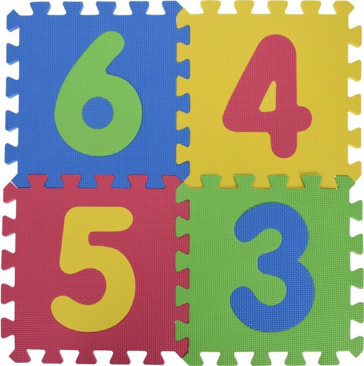 Free And Easy Puzzelmat Cijfers Junior 31 Cm Eva Foam 9-delig