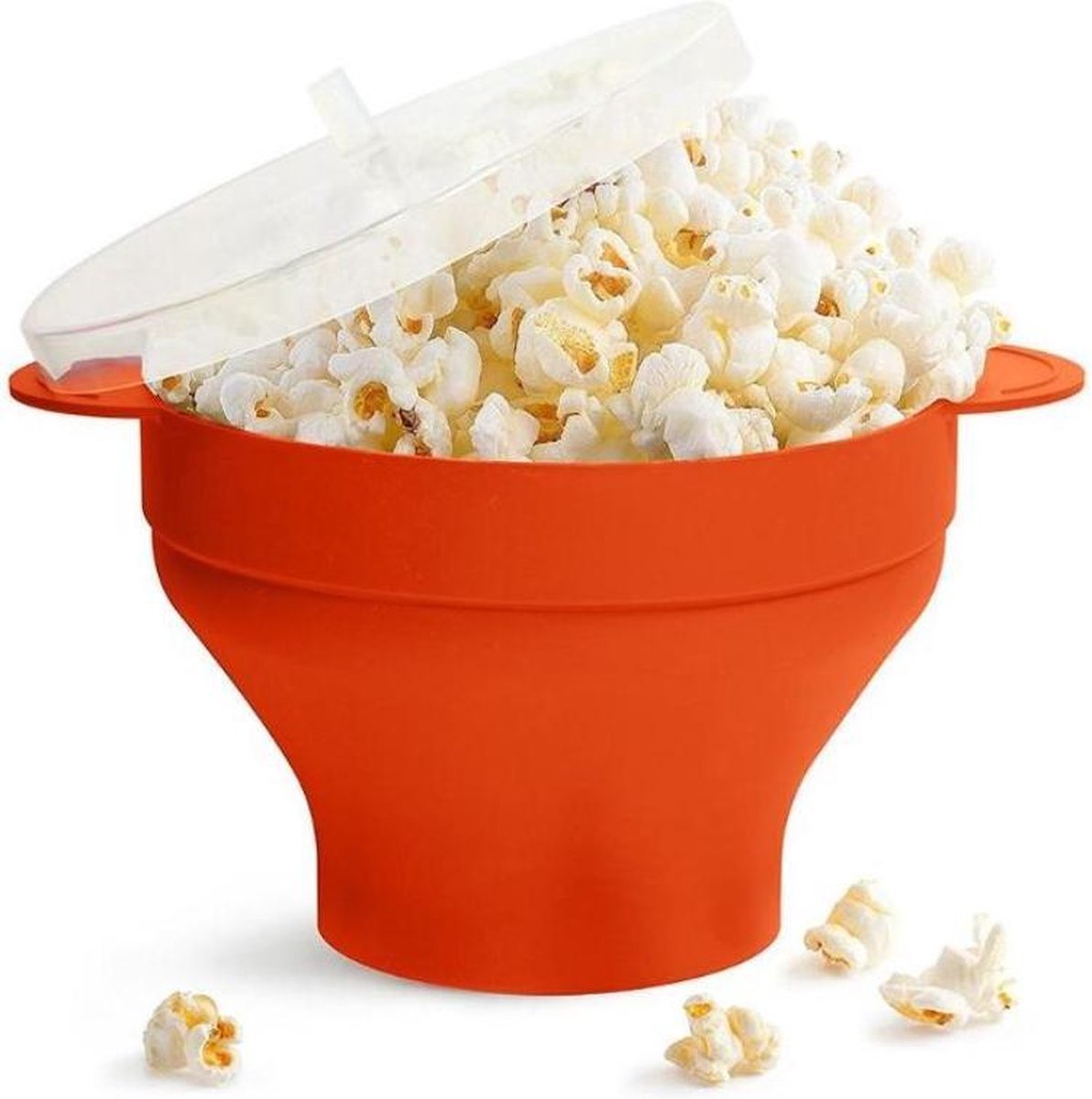 Popcorn popper siliconen - Popcornmaker XL - Zelf zoete/zoute popcorn maken! - Magnetron / microwave - Popcorn machine