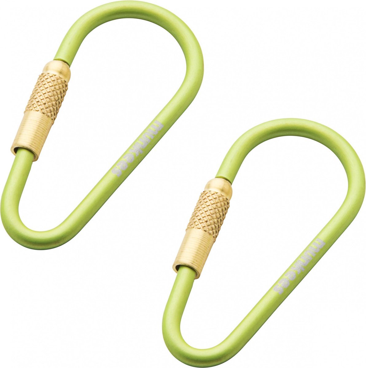 Munkees Karabijnhaak 48 X 3 Mm Groen 2 Stuks