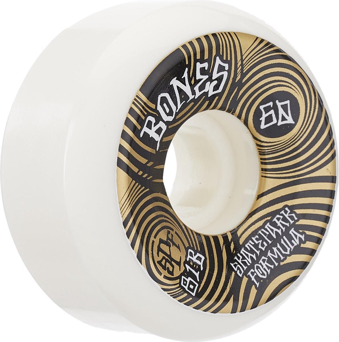Bones Spf Ripples P5 Sidecut Wheels 81b White 60mm