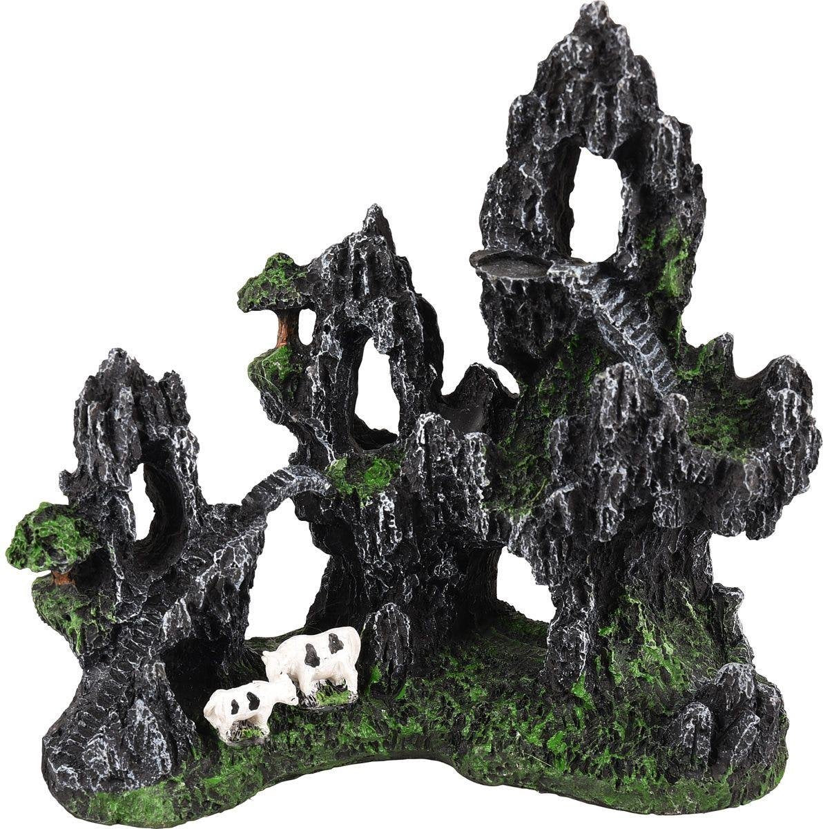 Aquarium Tectum Rotstempel - Grijs - 17 x 9 x 16 cm