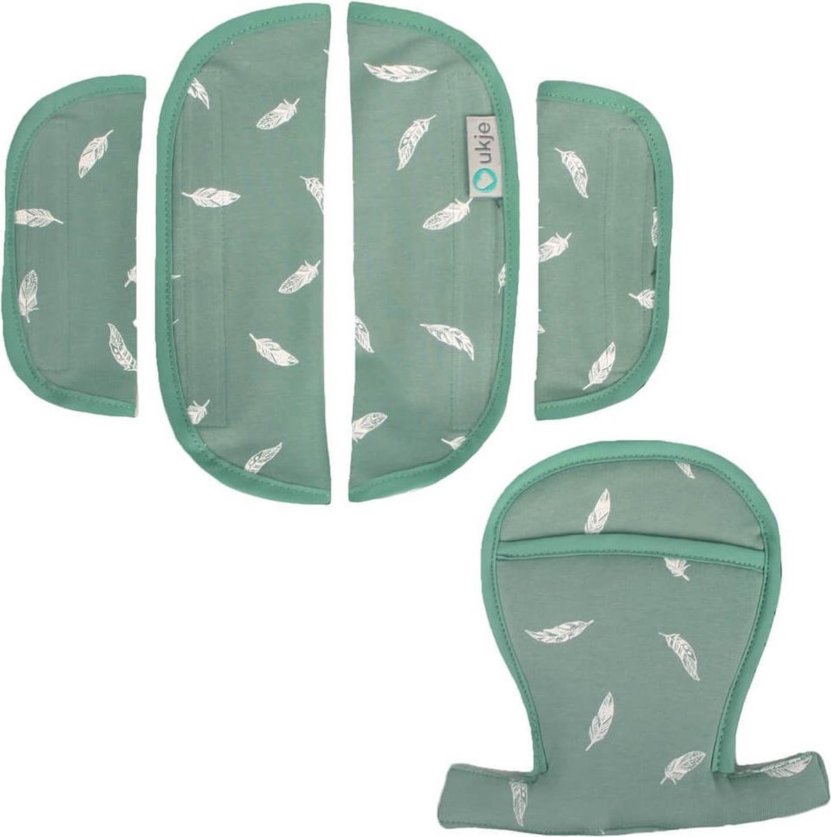 Ukje - Gordelhoesjes Maxi-Cosi en Cybex autostoelen - Jade