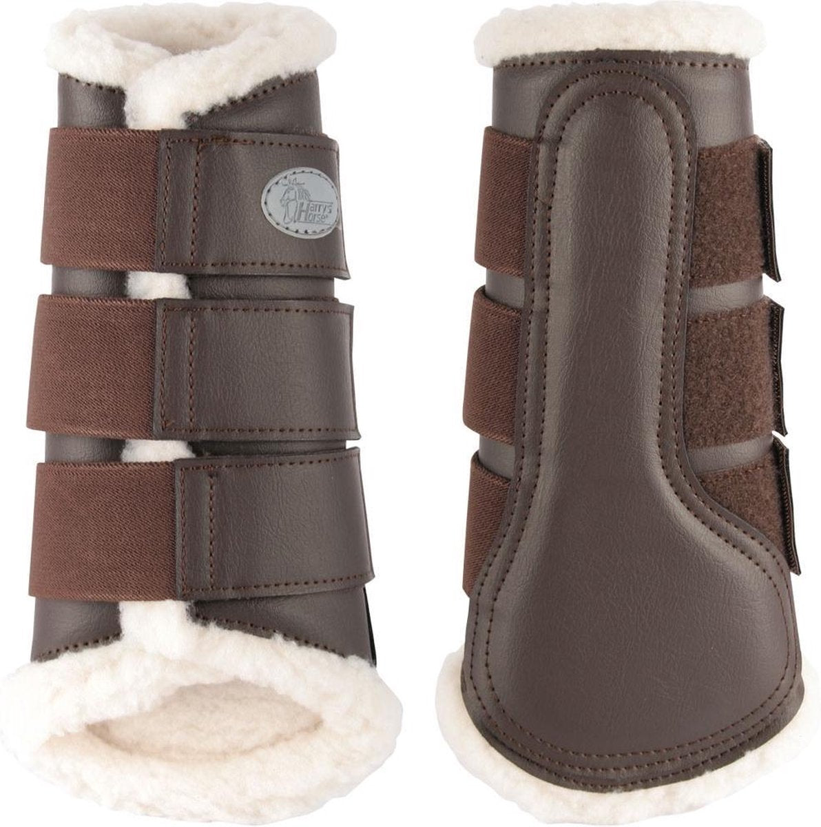 Harry's Horse Flextrainer - Beenbeschermers - Bruin - mt. XL