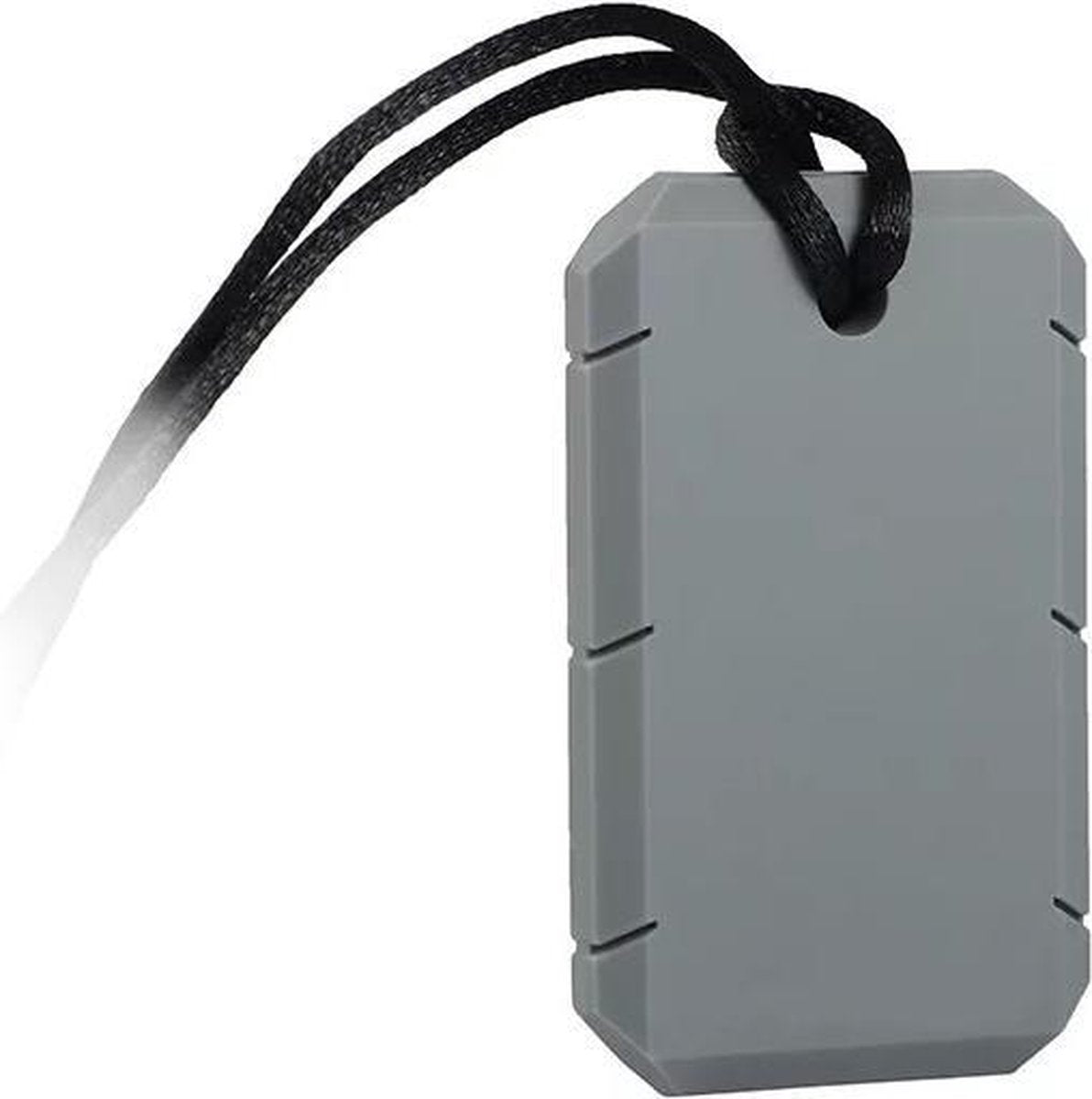 Bijtketting/Kauwketting-Army Tag-Grijs-ADHD-Autisme