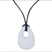 bibbi4you.nl bijtsteen kauw sieraden bijt ring bijt steen ketting voor moeder en kind WIT kauwsieraden ADHD Autisme