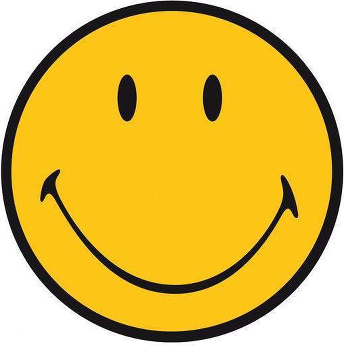 Zak!Designs Smiley Classic Onderzetter - Voor Glas - Wit - Set van 4 stuks