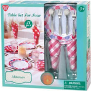 TAFELSET 4 PERS 21 ST