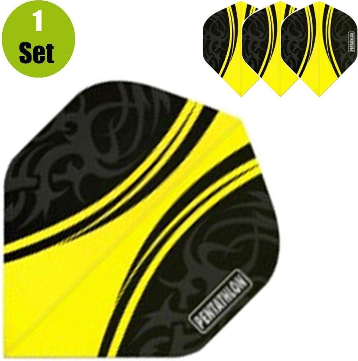 Pentathlon Vizion Swish Dartflights - Geel- ()