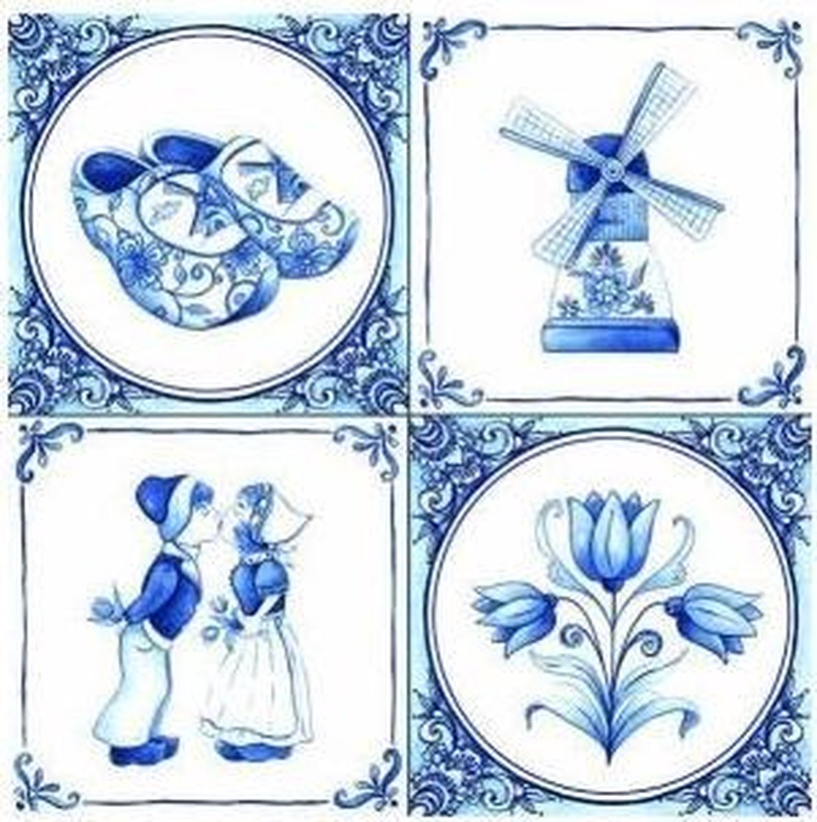 Vintage Papier Servetten - Holland - Decoupage - 20 stuks