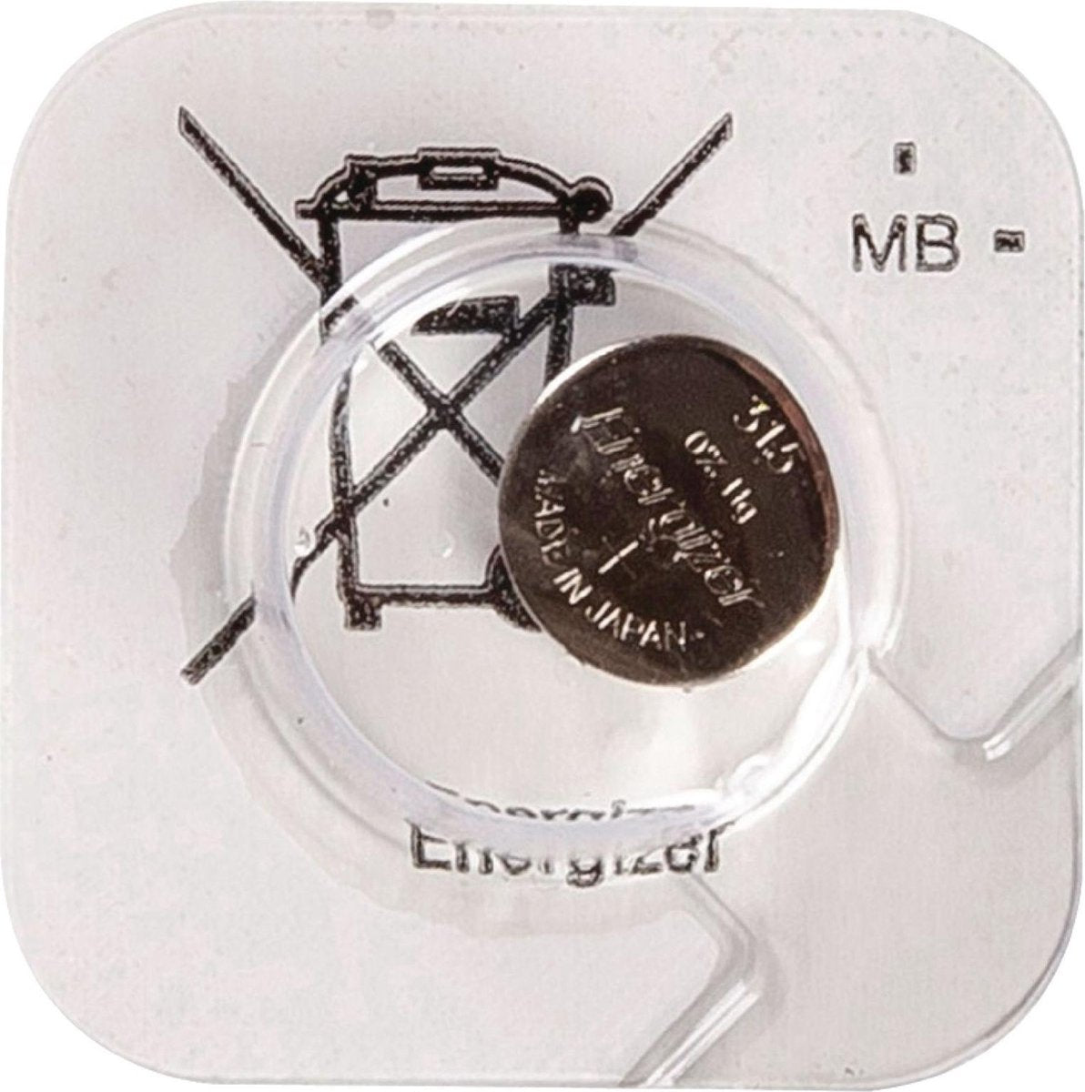 Energizer 315 Single-use battery Zilver-oxide (S) 1