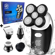 Beeperfect 5-in-1 Scheerapparaat - Draadloos Nat en Droog scheren - 5 Opzetstukken