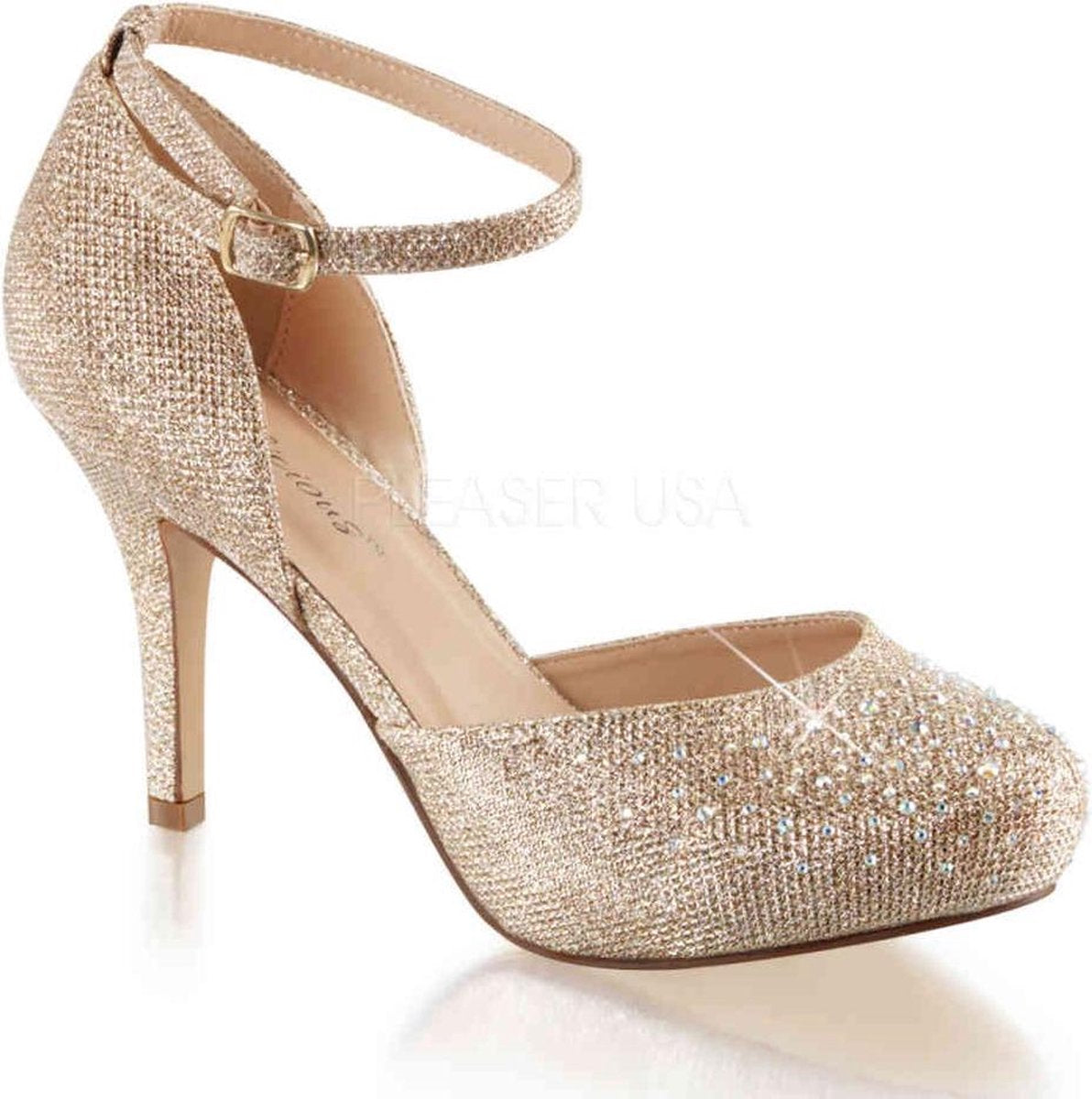 Fabulicious Hoge hakken -36 Shoes- COVET-03 US 6 Goudkleurig