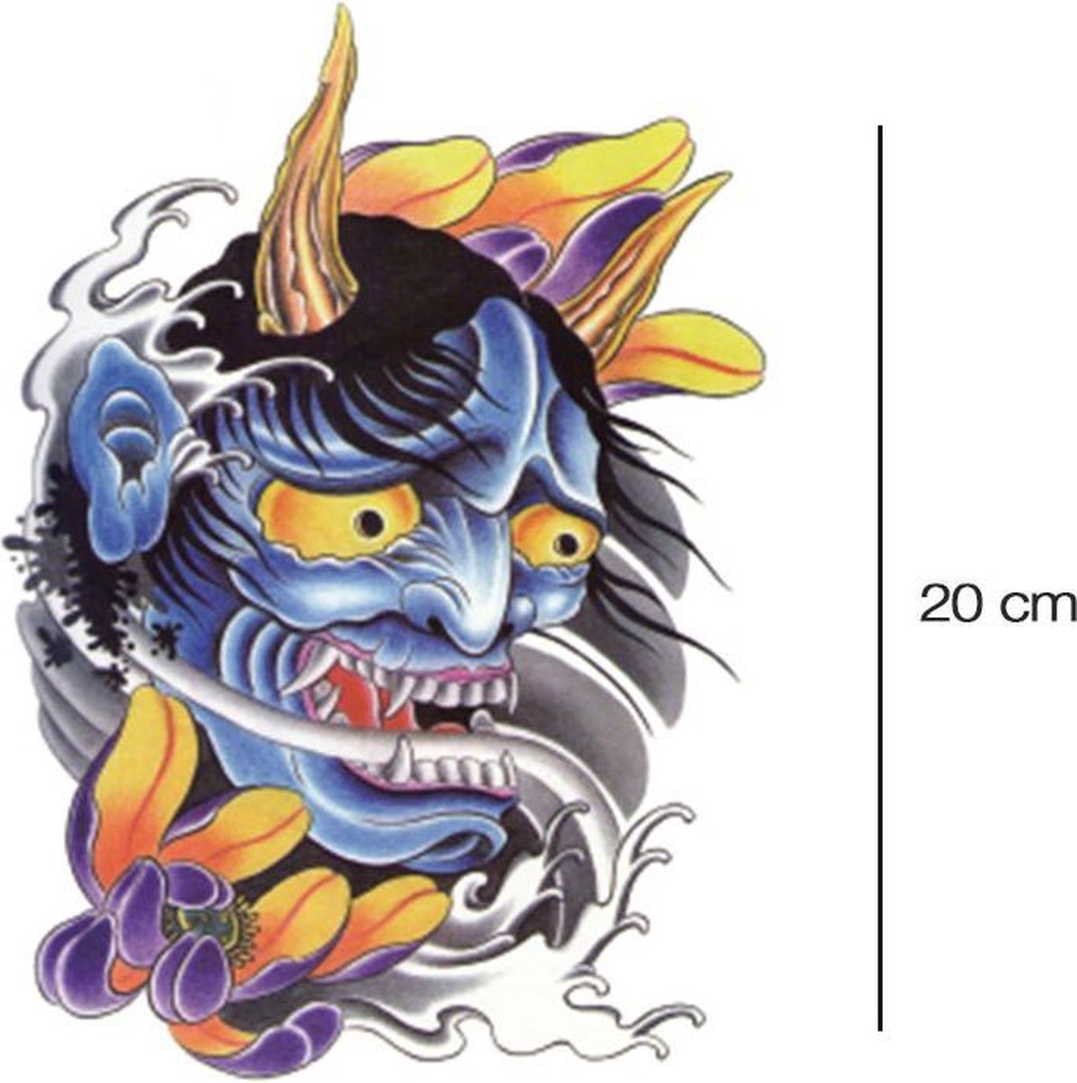 Hannya Masker Neptattoo
