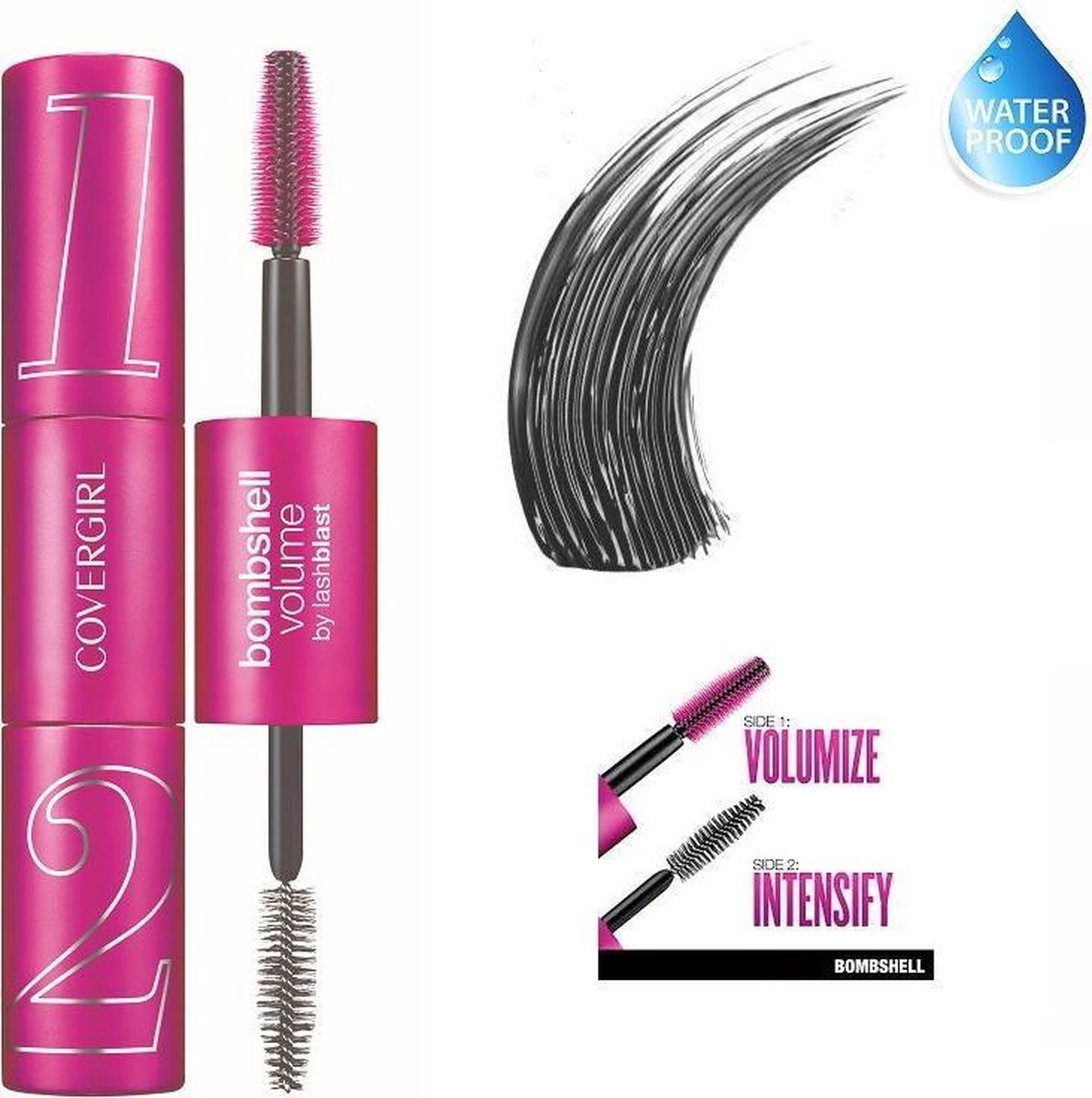 Covergirl Bombshell Volume by LashBlast Mascara Waterproof - 805 Black