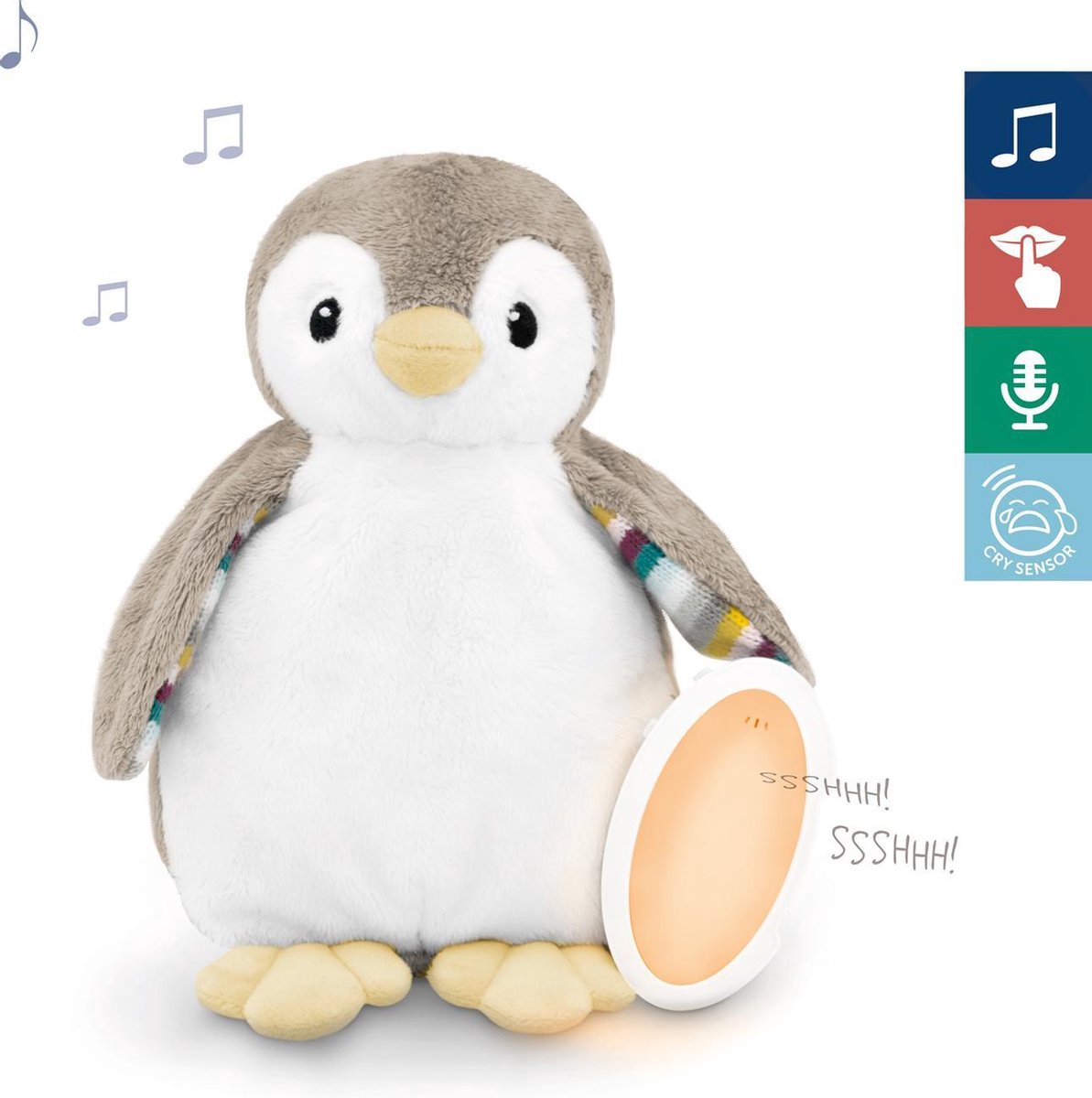 Zazu Phoebe - Baby Nachtlamp met Whitenoise en Susher - Baby Mobiel Speelgoed