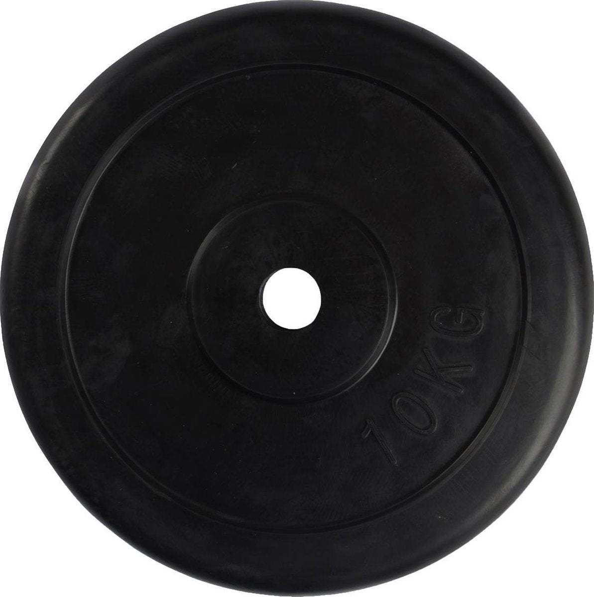 Halterschijf - VirtuFit Rubberen gewicht - 30 mm - 10 kg