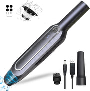 KMDF - Kruimeldief - Nat en Droog - Stofzuiger Zonder Zak - 6000PA - USB Oplaadbaar - Kruimeldief Snoerloos - Stofzuiger - Met - Stofzuigermond - Draadloos