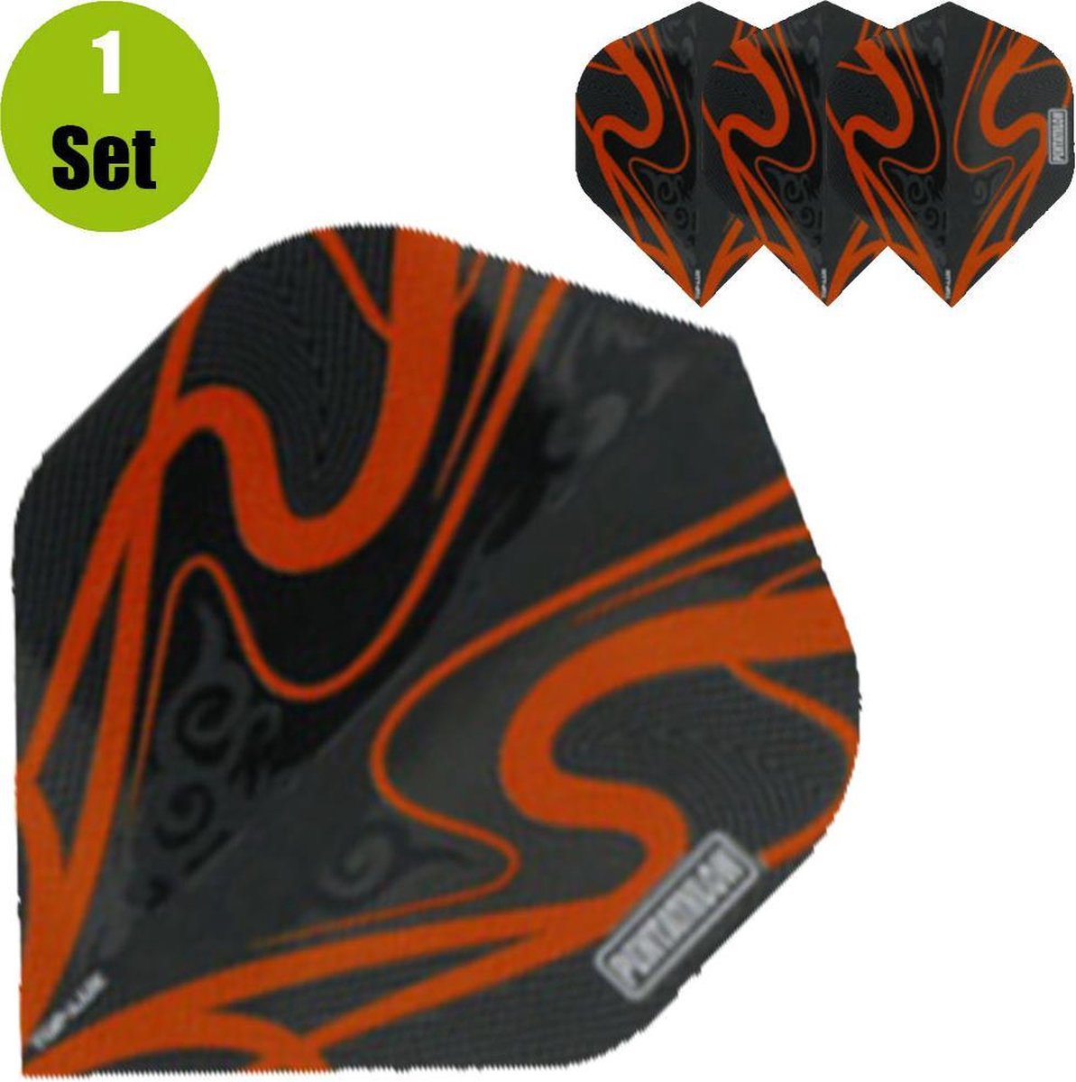 Pentathlon TDP Lux Dartflights - Oranje- ()