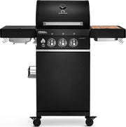 Gas BBQ FRED JR. Deluxe - 2 Branders Black Series
