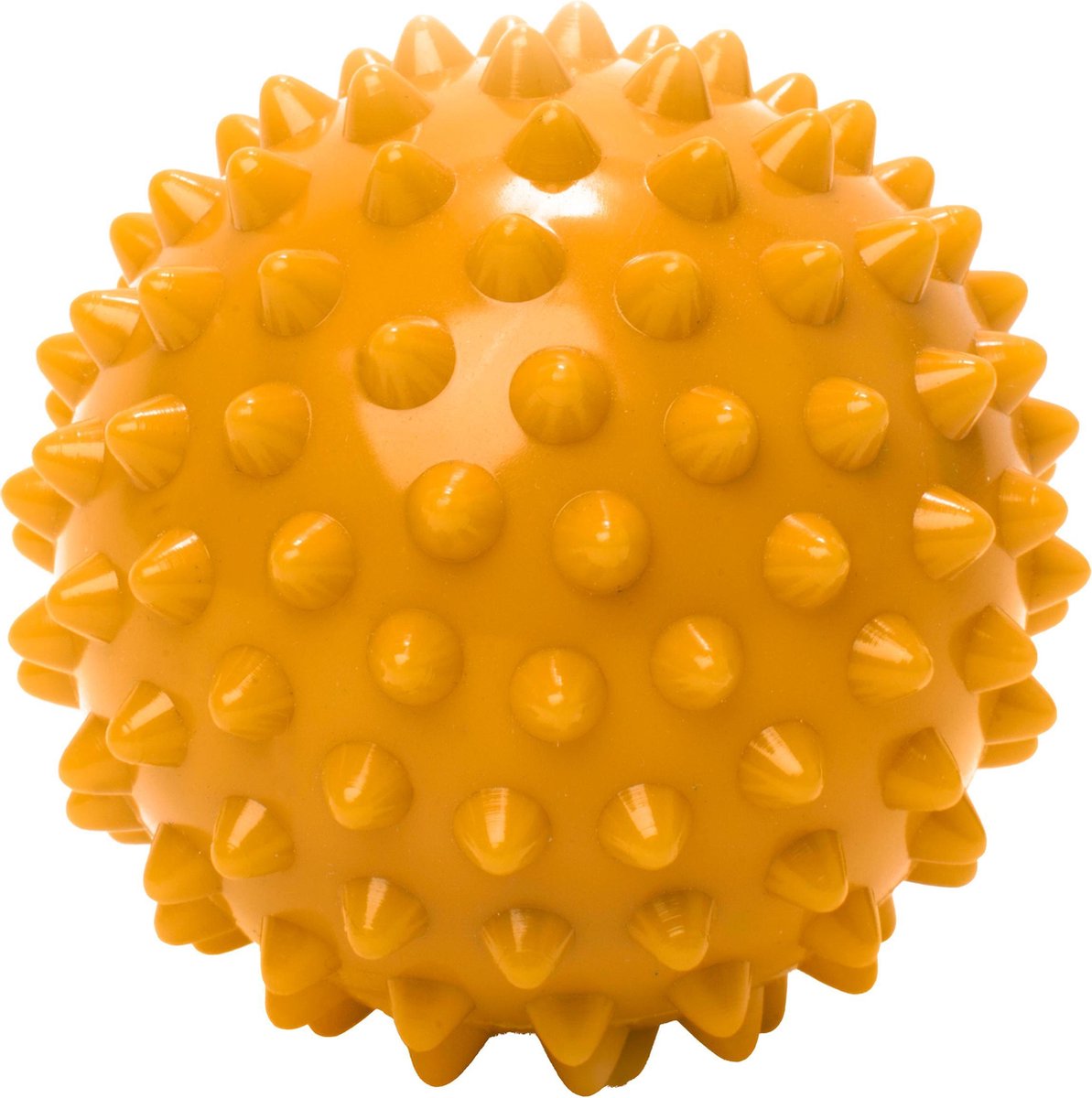 #DoYourFitness - Massagebal - »Nica« - Lacrosse Bal / Fasciaball voor effectieve zelfmassage van triggerpoints - diameter 8cm - Geel