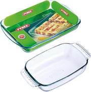 2x Glazen ovenschaal 1