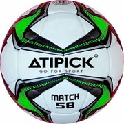 Atipick Voetbal 58 Cm Rubber Wit/zwart
