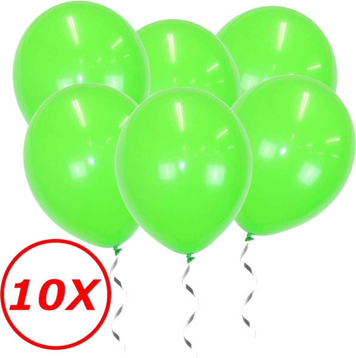 Licht Groene Ballonnen Verjaardag Versiering Groene Helium Ballonnen Feest Versiering Jungle Versiering - 10 Stuks