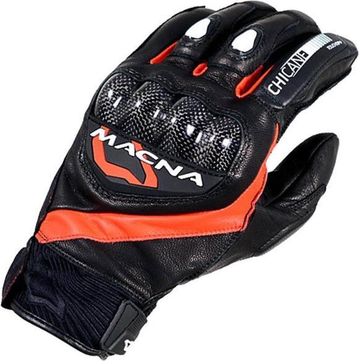 Macna Chicane Handschoenen Zwart Rood