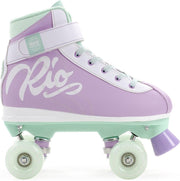 Rio Roller Rolschaatsen - Maat 34Kinderen - paars - mintgroen