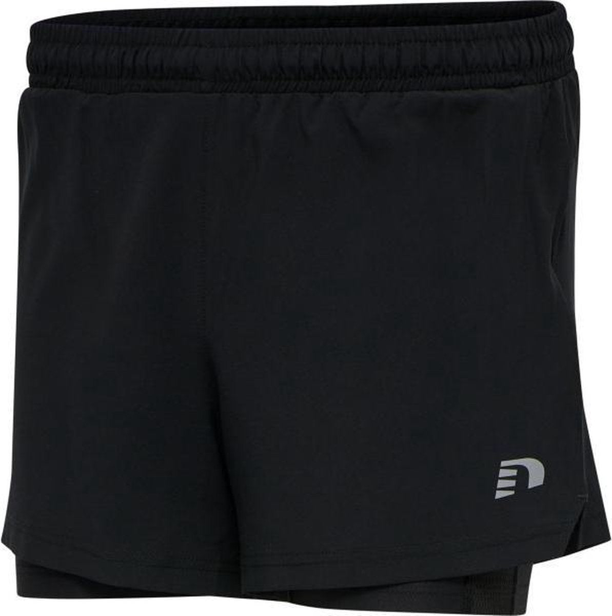 Newline Core 2in1 Short Dames - zwart - maat XS