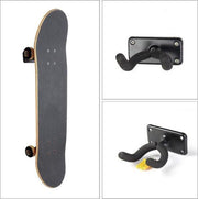 Skateboard rek - Muurbeugel - Skateboard/Longboard - met 3 skateboardstikkers