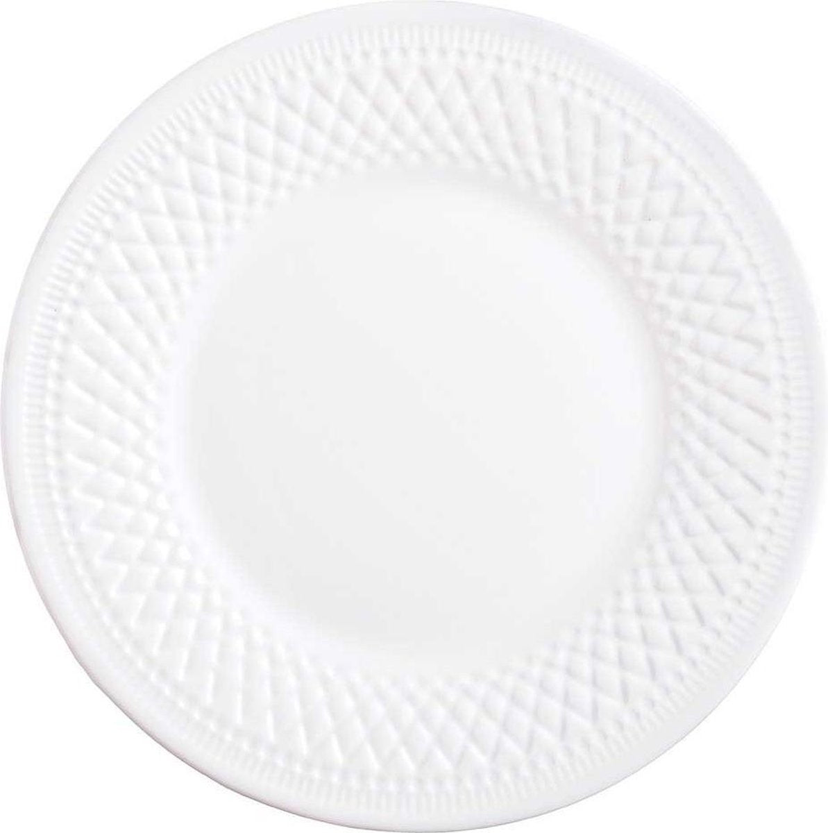 Alizee Perle - Wit Diep Bord - Ø 23cm